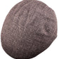 "The Plum Brown" Italian Linen and Silk Flat Cap by Alfonso D'Este