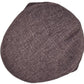 "The Plum Brown" Italian Linen and Silk Flat Cap by Alfonso D'Este