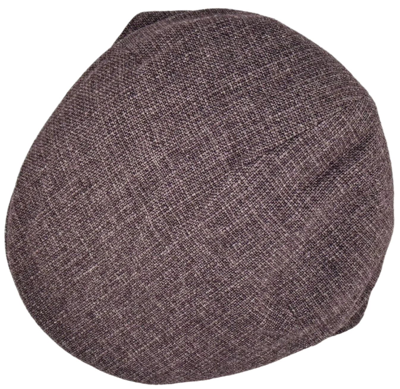 "The Plum Brown" Italian Linen and Silk Flat Cap by Alfonso D'Este