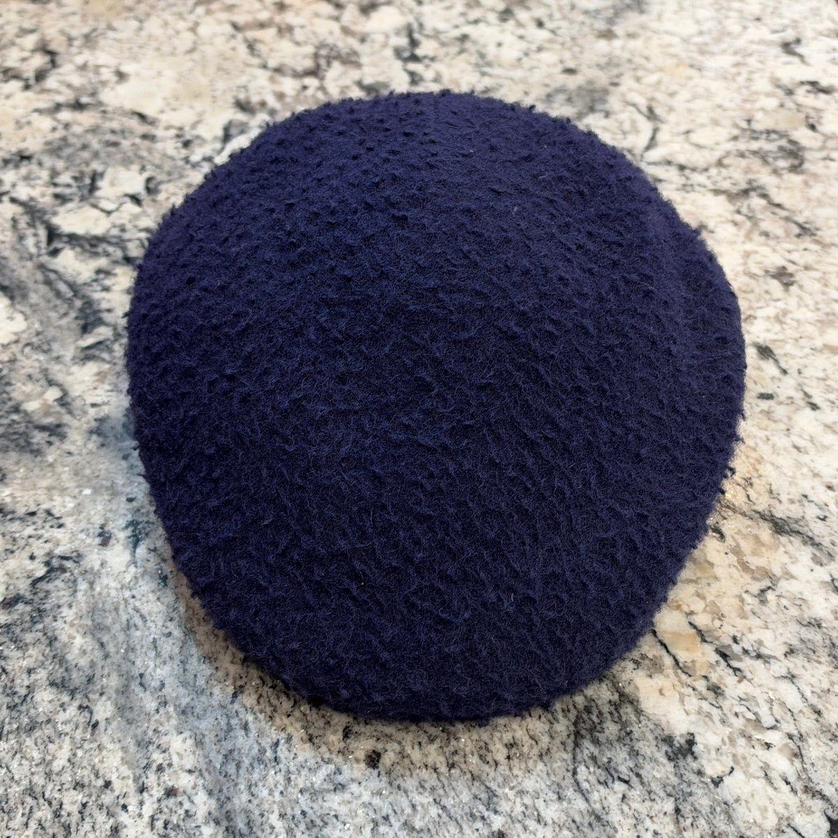Alfonso D'Este Indigo Purple Wool Torreno Flat Cap 44776