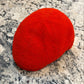 Alfonso D'Este Orange Wool Torreno Flat Cap 46046