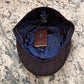 Alfonso D'est Black with Orange and Blue Flecks Split Flat Cap 46058