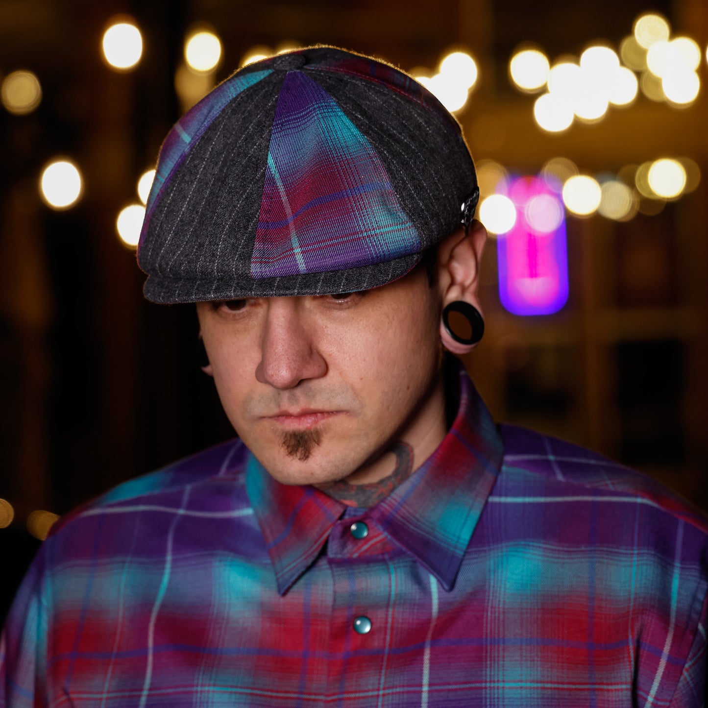 The Mi Amor Patchwork Newsboy Hales Speed Shop X FunkyBrims Collab (with Pin)