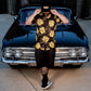 Yellow Rose 6-Panel Flat Bill Trucker by Hales Speed Shop x FunkyBrims