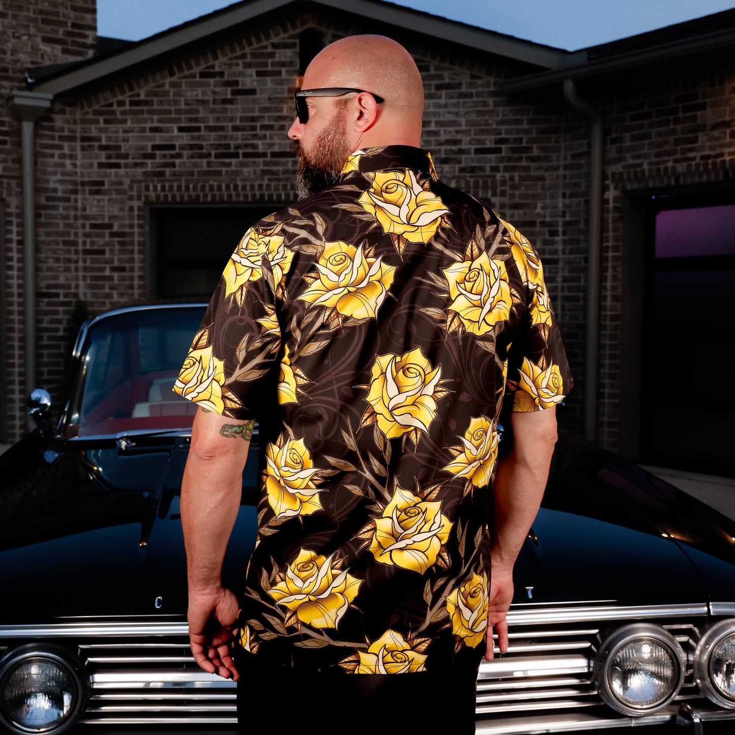 Yellow Rose Shaka Men's Shaka by Hales Speed Shop x FunkyBrims