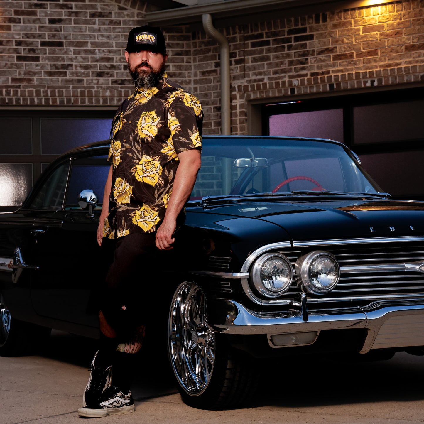 Yellow Rose Shaka Men's Shaka by Hales Speed Shop x FunkyBrims