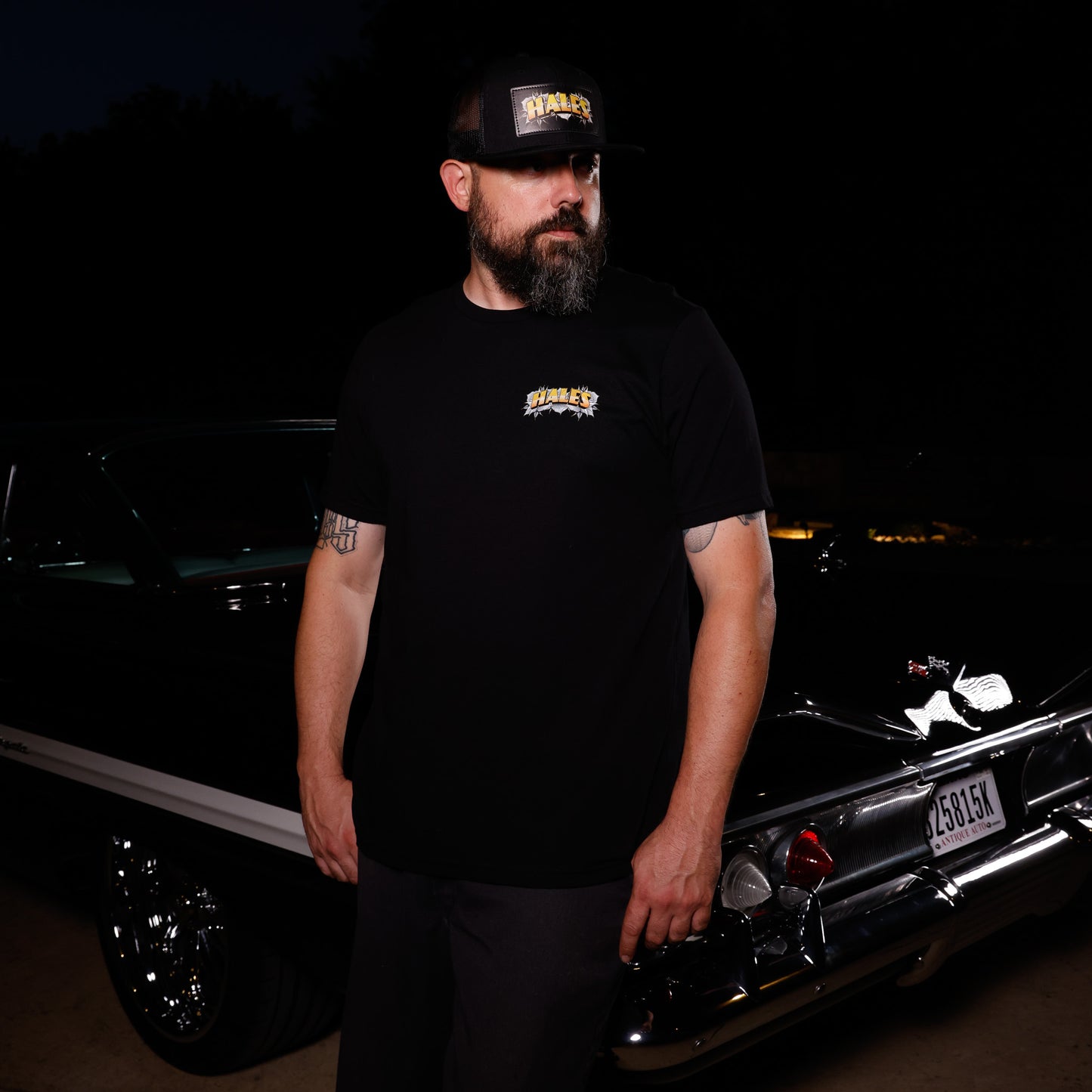 Yellow Rose Unisex Tee - Black by Hales Speed Shop
