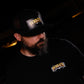 Yellow Rose 6-Panel Flat Bill Trucker by Hales Speed Shop x FunkyBrims