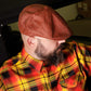 HaleFire "Orange Tommy" Herringbone Newsboy Hales Speed Shop X FunkyBrims Collab (with Pin)