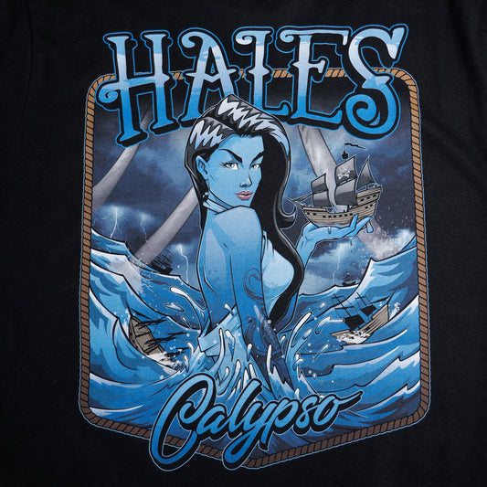Calypso Unisex Tee Shirt by Hales Speed Shop - Black