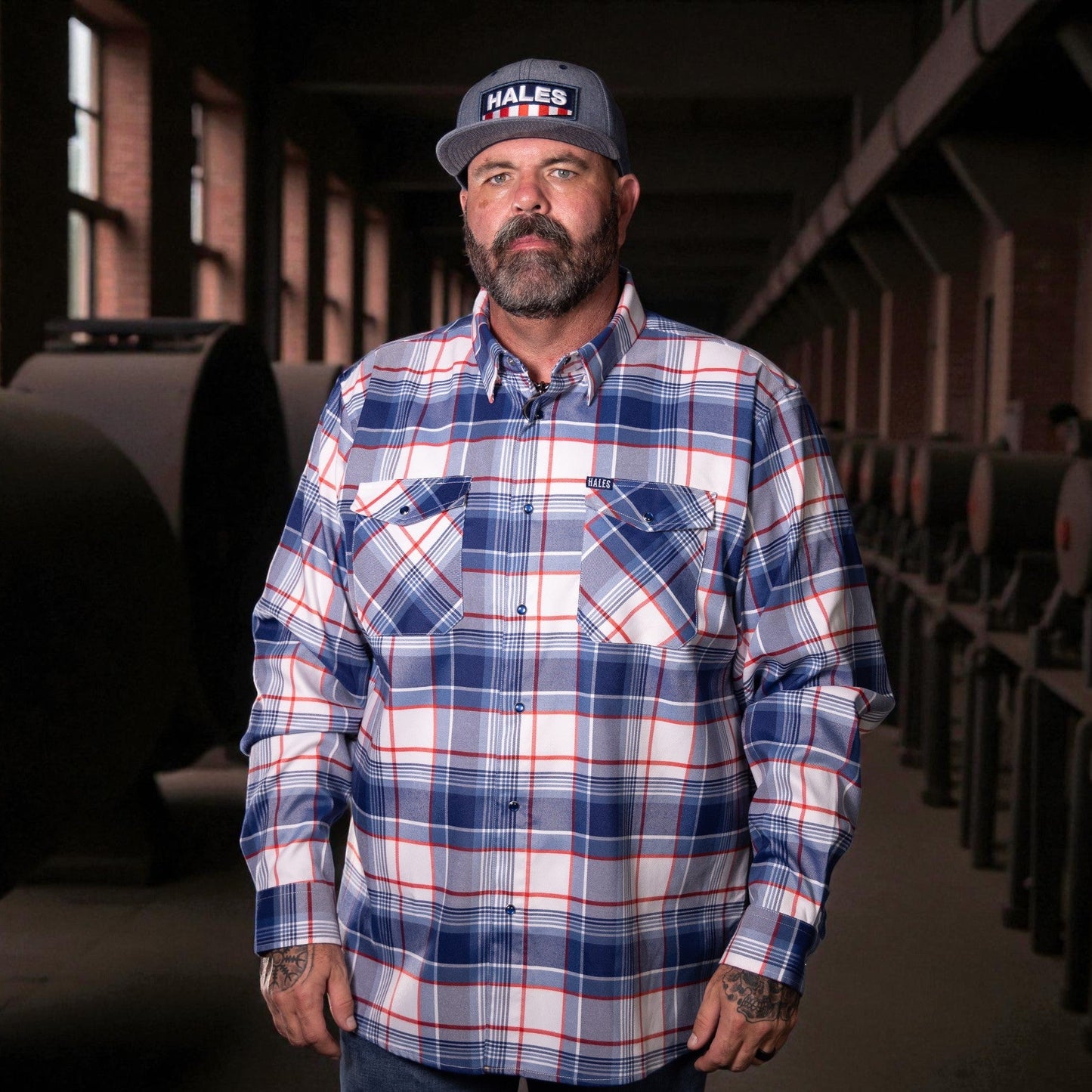 The Rosie the Riveter Men's Flannel by Hales Speed Shop