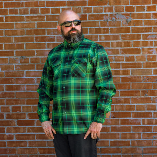 Fight the Stigma Men's Flannel by Hales Speed Shop