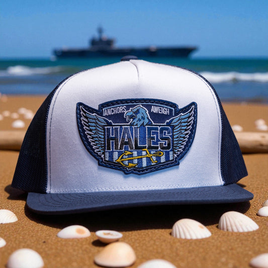 The Anchors Aweigh Flat Bill Trucker by Hales Speed Shop