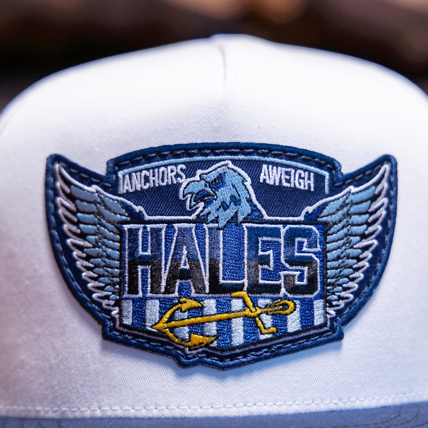 The Anchors Aweigh Flat Bill Trucker by Hales Speed Shop