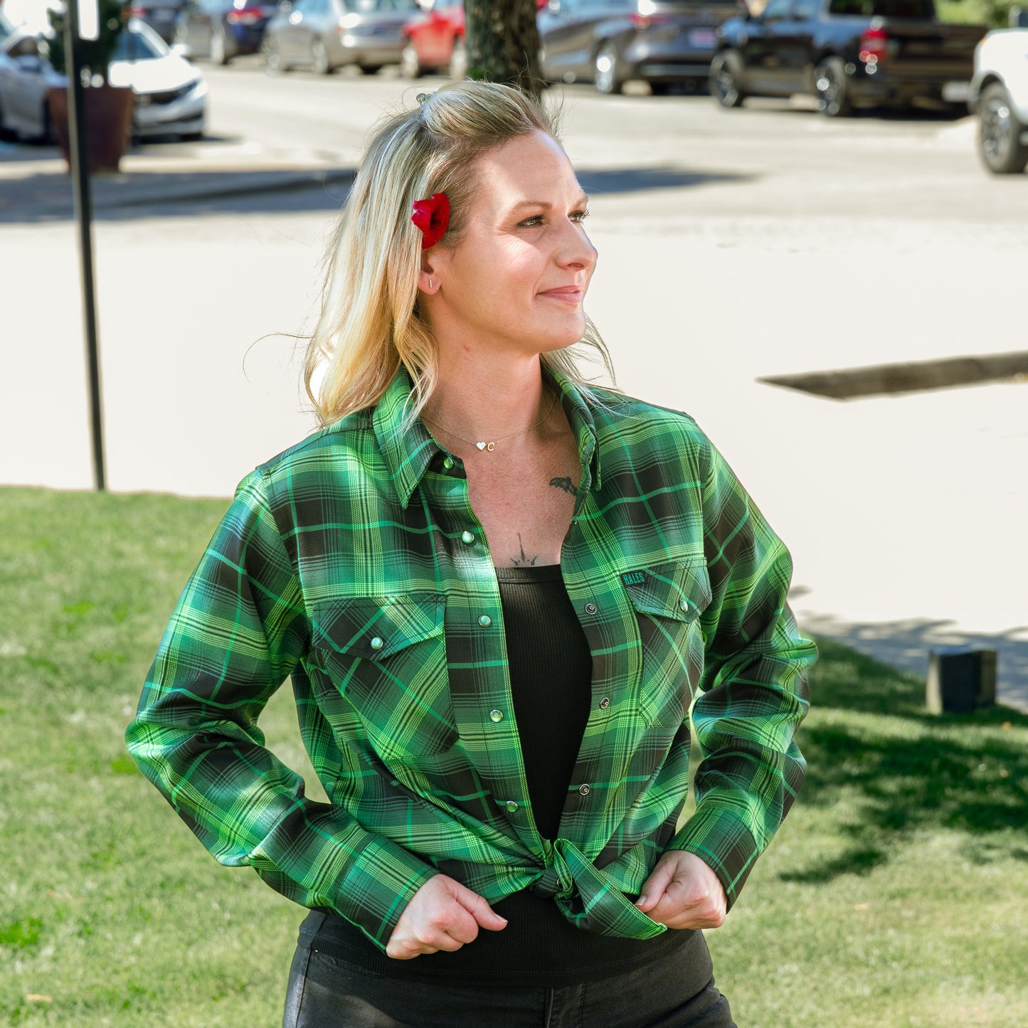 Women's Fight the Stigma Flannel by Hales Speed Shop x FunkyBrims