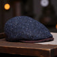 The Rosie the Riveter Blue Tweed Flat Cap Hales Speed Shop X FunkyBrims Collab (with Pin)