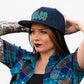 Oasis 6-Panel Flat Bill Trucker by Hales Speed Shop x FunkyBrims