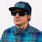Oasis 6-Panel Flat Bill Trucker by Hales Speed Shop x FunkyBrims