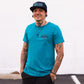 Oasis Unisex Tee Shirt by Hales Speed Shop - Teal