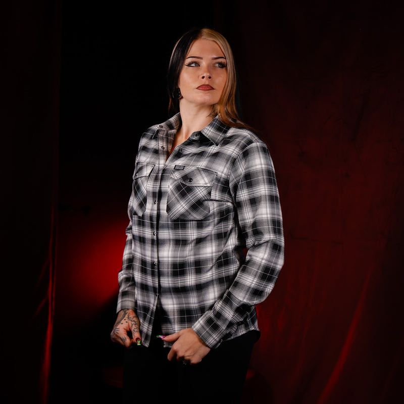 Women's Reaper Flannel by Hales Speed Shop x FunkyBrims
