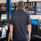Hales Blue Collar Short Sleeve Shirt in Black