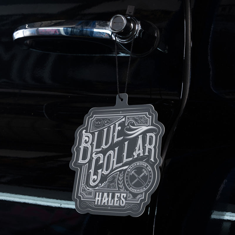 Hales Blue Collar Short Sleeve Shirt in Black