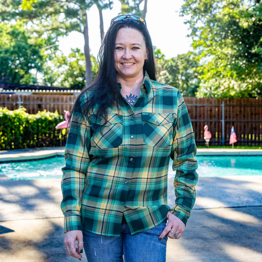 Women's Independence Flannel by Hales Speed Shop x FunkyBrims
