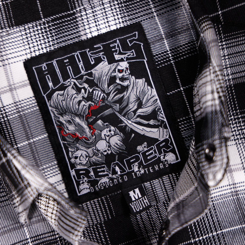 Youth Reaper Flannel by Hales Speed Shop x FunkyBrims