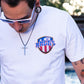 EST 1776 Cruiser Tee Shirt by Hales Speed Shop - White