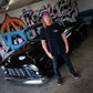 Warrior II Unisex Tee by Hales Speed Shop x FunkyBrims - Black