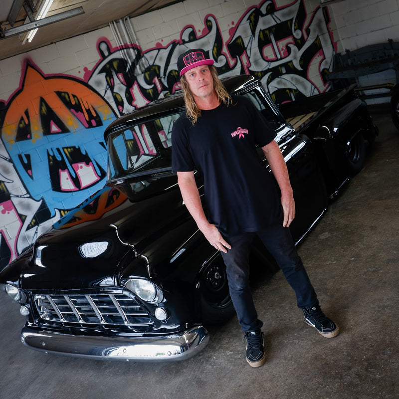 Warrior II Unisex Tee by Hales Speed Shop x FunkyBrims - Black