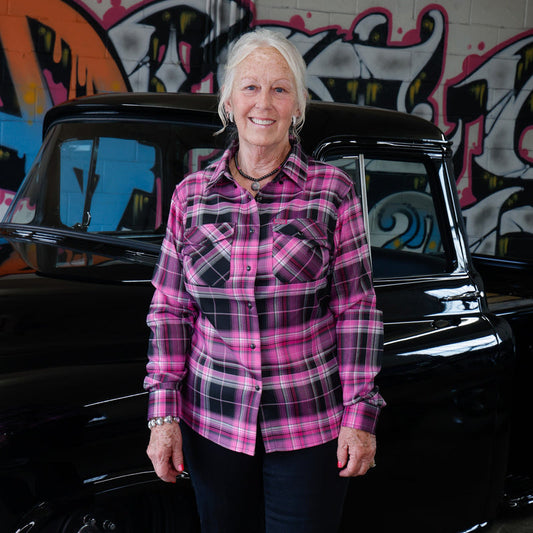 Women's Warrior II Flannel by Hales Speed Shop x FunkyBrims