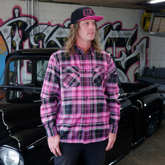 Warrior II Men's Flannel by Hales Speed Shop x FunkyBrims