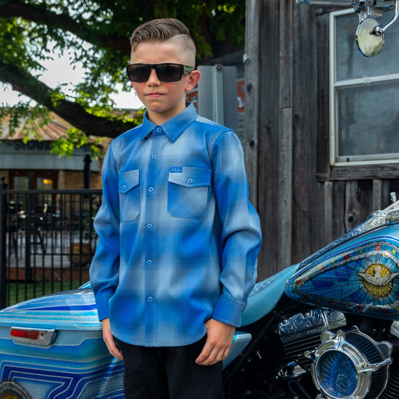 La Basilica Youth Flannel by Hales Speed Shop x FunkyBrims