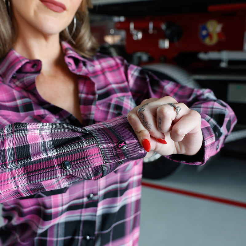 Women's Warrior II Flannel by Hales Speed Shop x FunkyBrims