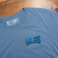 La Basilica Unisex Tee by Hales Speed Shop - Slate Blue