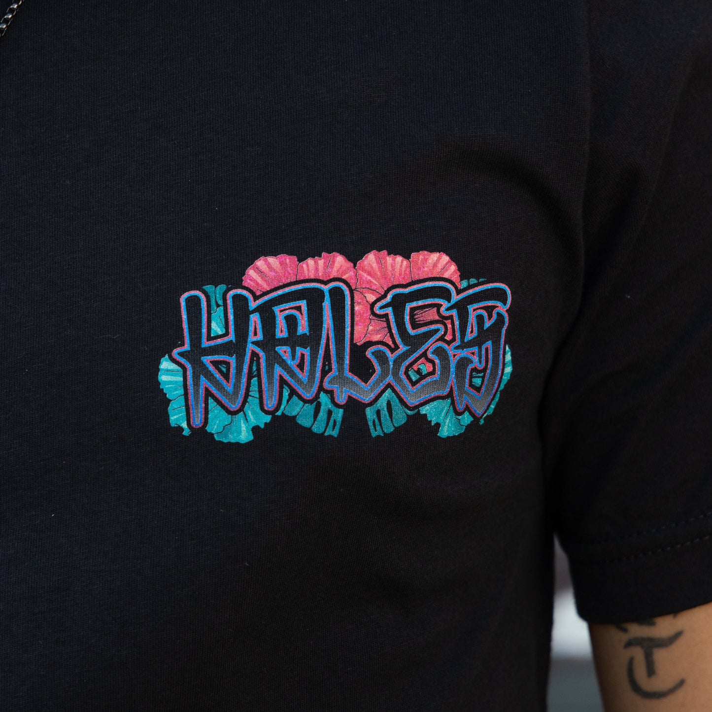 Aloha Meurtos Tee Shirt by Hales Speed Shop - Black