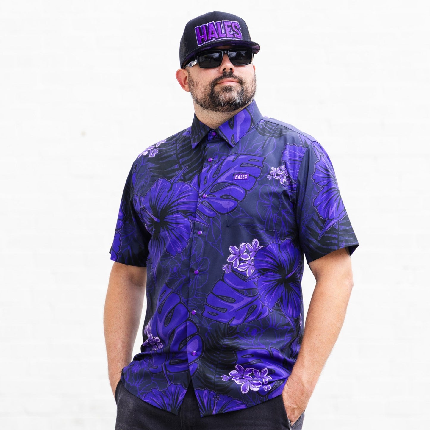 Lu'au Shaka - Purple & Black by Hales Speed Shop