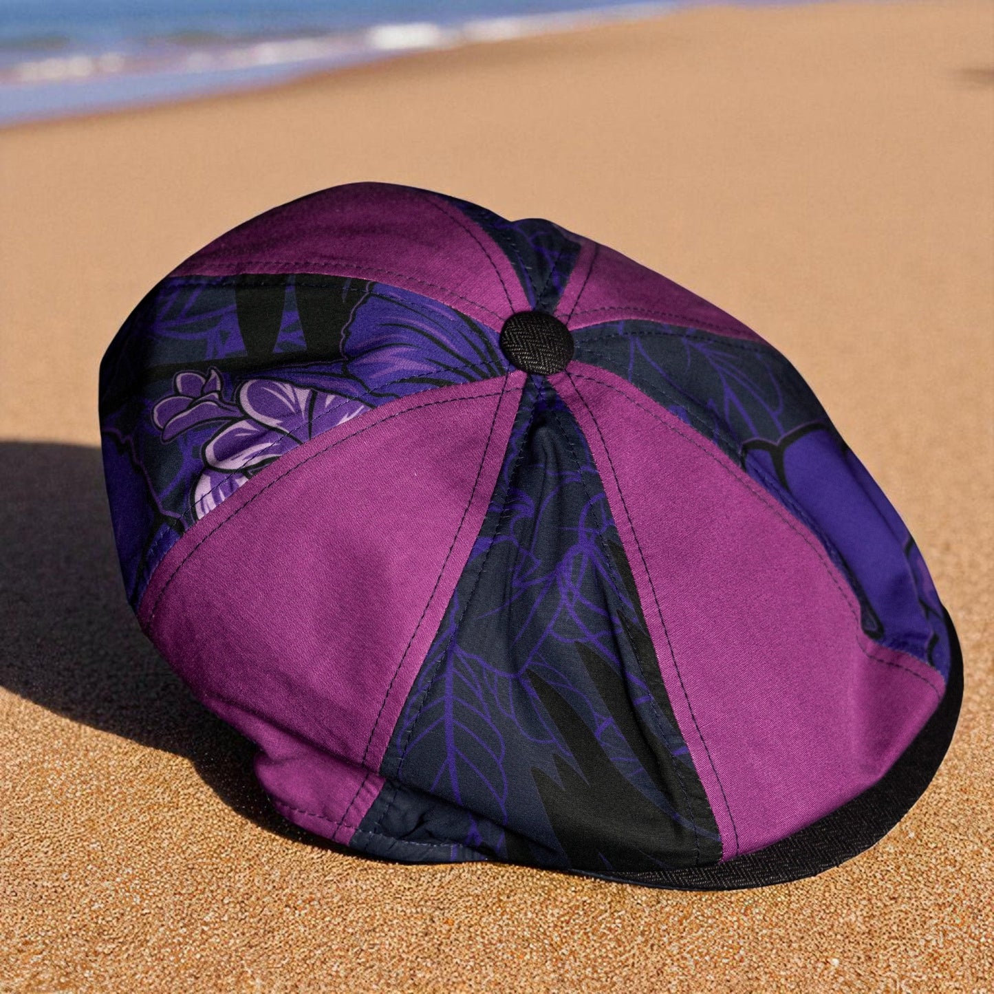 The "Purple Luau" Patchwork Newsboy Hales Speed Shop X FunkyBrims Collab