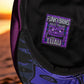 The "Purple Luau" Purple Cotton Flat Cap Hales Speed Shop X FunkyBrims Collab with Cap Pin
