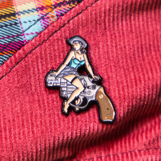 The Saturday Night Special Enamel Cap Pin by Hales Speed Shop x FunkyBrims