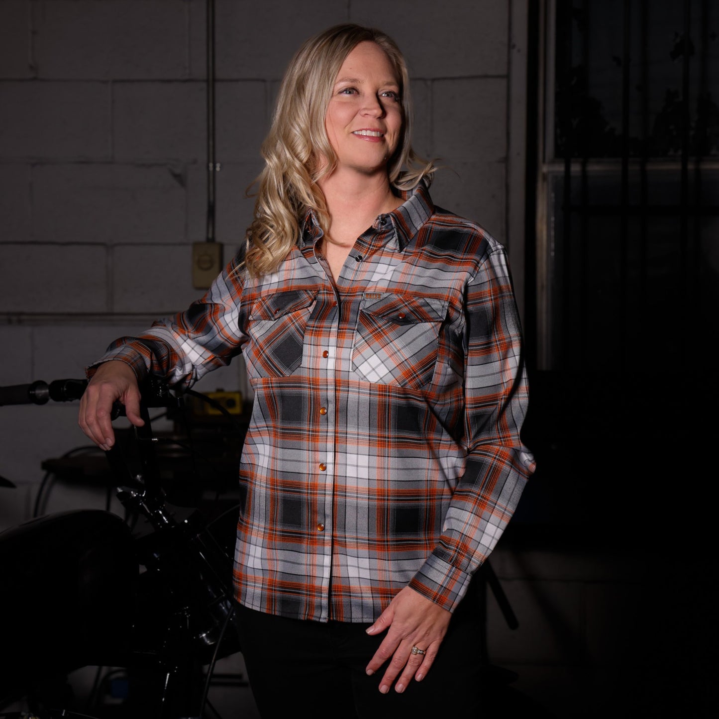 Bike Night Women's Flannel by Hales Speed Shop x FunkyBrims