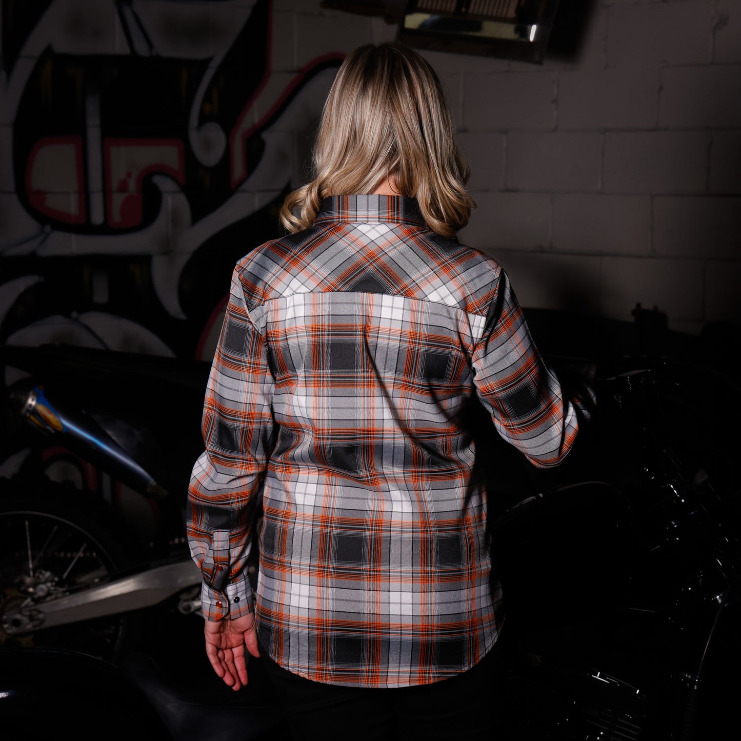 Bike Night Women's Flannel by Hales Speed Shop x FunkyBrims