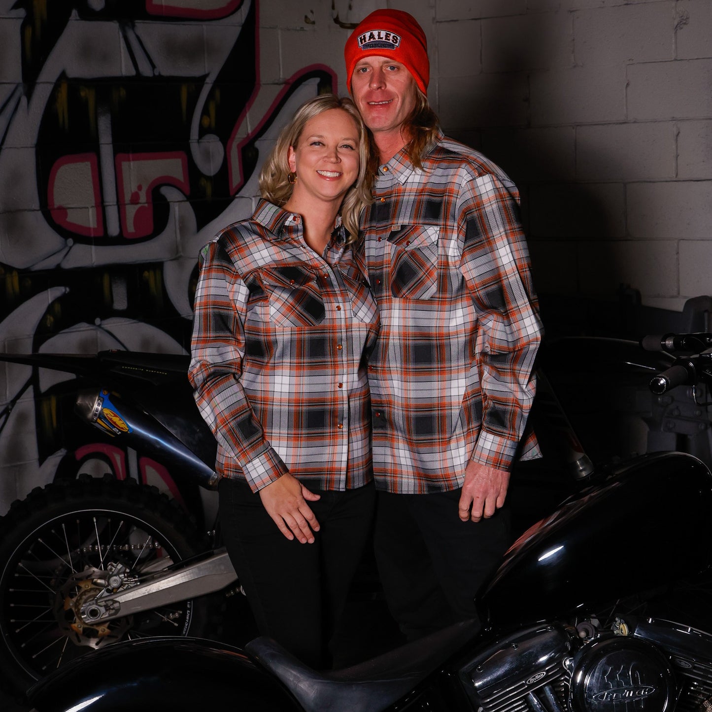 Bike Night Women's Flannel by Hales Speed Shop x FunkyBrims