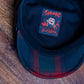 The Springwood Slasher Black Leatherette Flat Cap Hales Speed Shop X FunkyBrims Collab (with Pin)