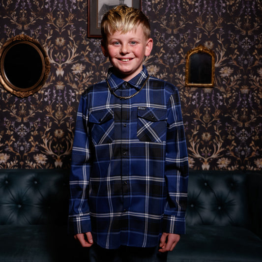 The Shelby Co Youth Flannel by Hales Speed Shop x FunkyBrims