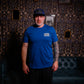 Shelby Co Unisex Tee Shirt by Hales Speed Shop x FunkyBrims - Blue