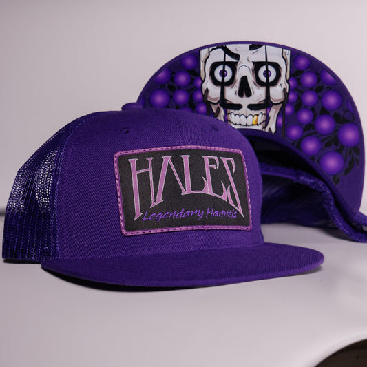 Enigma 6-Panel Flat Bill Trucker by Hales Speed Shop x FunkyBrims