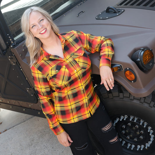 Women's Halefire Flannel by Hales Speed Shop x FunkyBrims