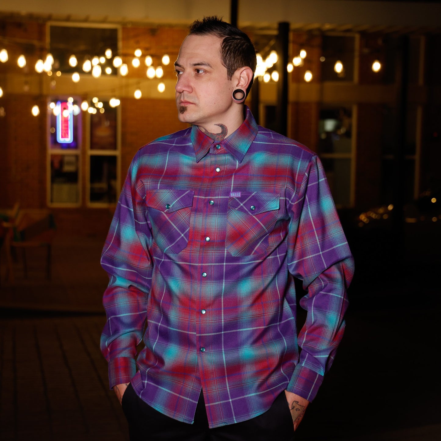 The Mi Amor Men's Flannel by Hales Speed Shop x FunkyBrims